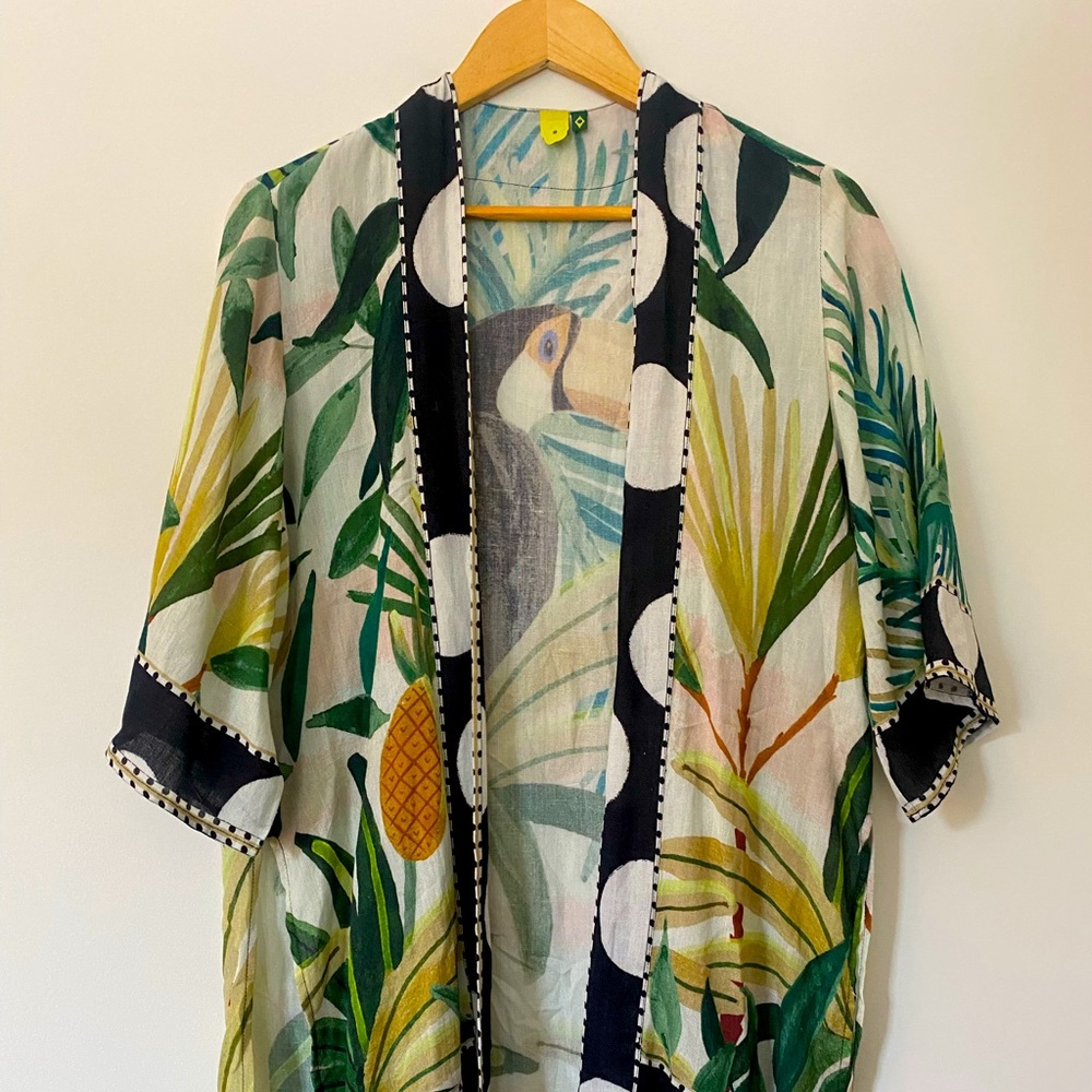 FARMRIO tropical kimono